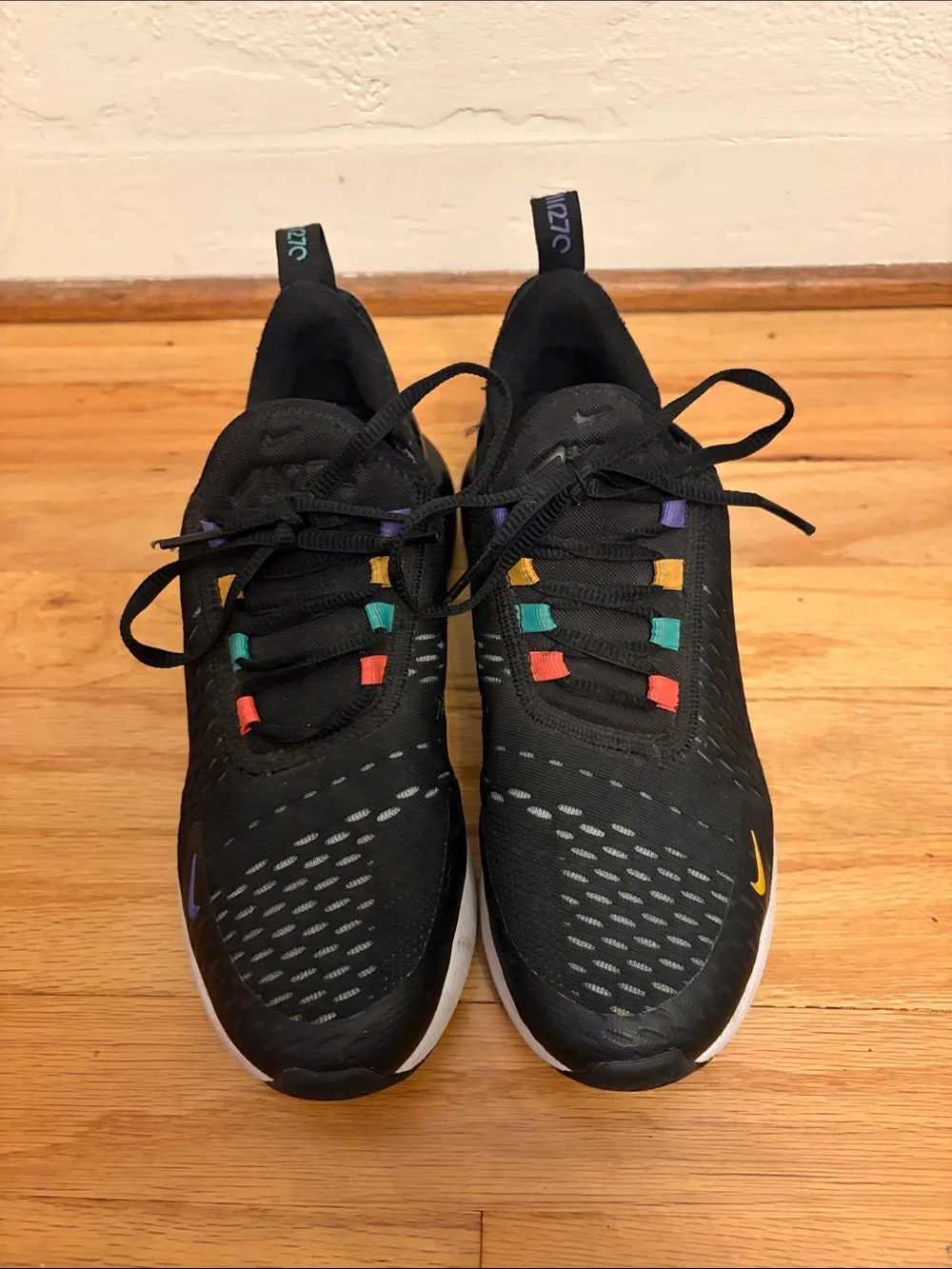 Nike Air Max 270 Youth Black with Multicolor Sneakers